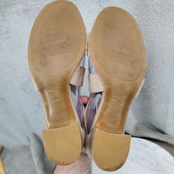 Naturalizer Shoes Womens Size 6 Brown Faux Leather Adele Cross Strap Sandals - Picture 9 of 10